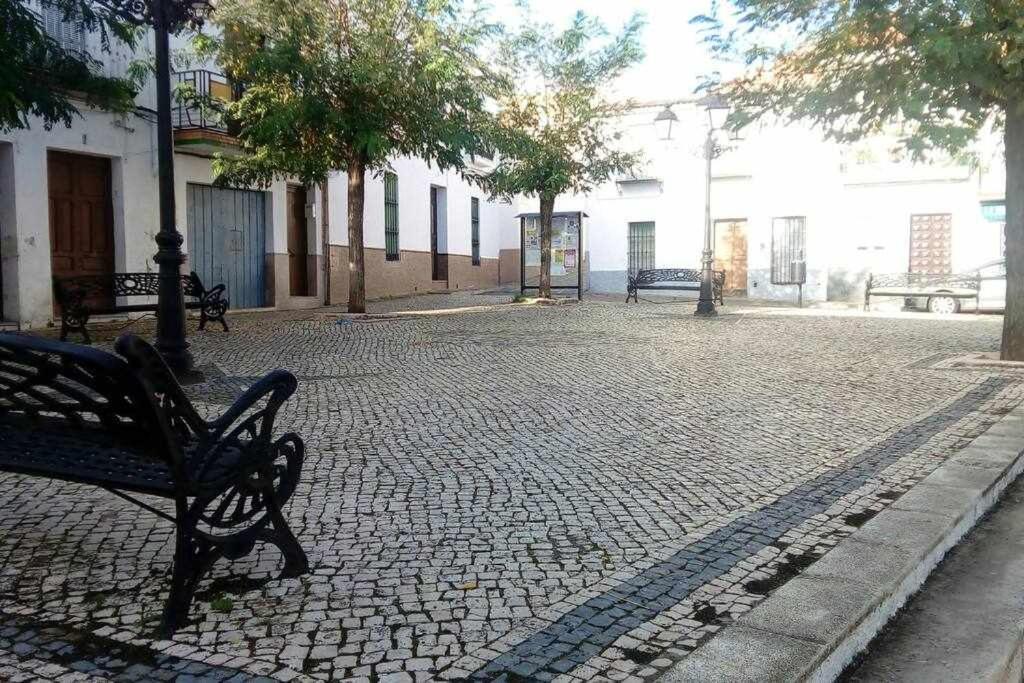 Casa Rural Con Jacuzzi, Sauna, Barbacoa Y Barra Cabeza la Vaca Kültér fotó